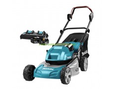 Акумулаторна косачка за трева с кош 60 л Makita DLM460PT2 с 2 батерии 36 V, 5 Ah Li-Ion, 46 см thumbnail image