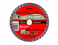 Диамантен диск 180 х 22.2 мм TURBO Raider RD-DD07 162108 thumbnail image