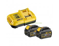 Кoмплект акумулаторна батерия и зарядно устройство DeWALT DCB118T2 2 x 54.0/18.0 V, 2.0/6.0 Ah, Li-Ion + DCB118 thumbnail image