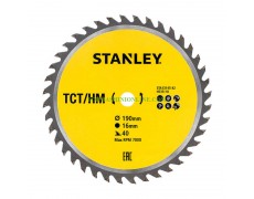 Циркулярен диск за дърво Stanley STA13145 190 х 16 мм 40 зъба thumbnail image