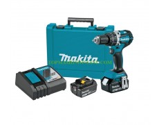 Ударен акумулаторен винтоверт с BL мотор Makita DHP484RFE 18 V, 3 Ah, Li-­ion, 54 Nm с 2 батерии, зарядно устройство и куфар thumbnail image