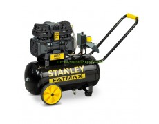 Безшумен безмаслен компресор 24 литра Stanley FMXCMS1524HE FatMax с мощност 1.1 kW, 1.5 HP, 24 л., 8 bar, 59 dB(A) thumbnail image