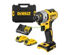 Безчетков акумулаторен ударен гайковерт 1/4" DeWALT DCF840D2T с 2 батерии 18 V, 2 Ah Li-Ion, 192 Nm в куфар thumbnail image