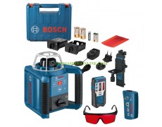 Комплект ротационен лазер Bosch GRL 300 HV 330 м, 0.1 мм/м 0 601 061 501 с приемник, мишена и дистанционно управление thumbnail image