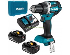 Акумулаторен безчетков винтоверт Makita DDF484RTE 18 V, 5.0 Ah, Li-ion, 54 Nm thumbnail image