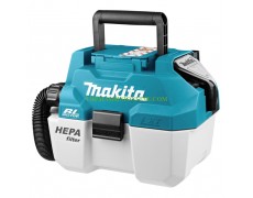 Акумулаторна прахосмукачка за сухо и мокро почистване с HEPA филтър Makita DVC750LZ 18 V, с обем 7.5-4.5 литра, без батерии и зарядно устройство thumbnail image