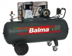 Трифазен бутален компресор Balma NS 39/270 5.5 kW, 270 л, 11 bar, 400 V, 827 л/мин thumbnail image