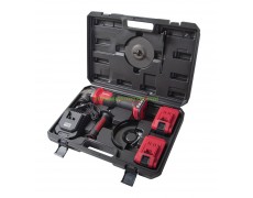 Акумулаторен безчетков ъглошлайф Raider Industrial RDI-AGB61 Set 20 V, 5 Ah, Li-ion, Ø 125 мм, 2 батерии и куфар, 021106 thumbnail image