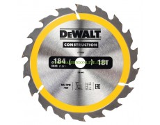 Циркулярен диск за дърво HM DeWALT DT1938 184x16x2.6 мм, 18 z thumbnail image