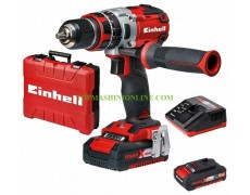 Ударен акумулаторен винтоверт Einhell TE-CD 18/48 Power X-Change с 2 батерии 18 V, 2 Ah Li-Ion, 48 Nm, 4513935 в куфар thumbnail image