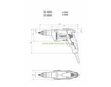 Винтоверт за гипсокартон Metabo SE 4000, 600 W, 9 Nm, 1/4” thumbnail image