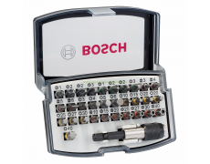 Комплектът битове и държач Bosch 2607017319 32 части thumbnail image