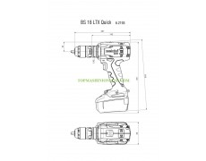 Акумулаторен винтоверт Metabo BS 18 LTX Quick, 18 V, 5.2 Ah, Li-ion, 110 Nm thumbnail image