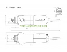 Прав шлайф Metabo GE 710 Compact 710 W, 6 мм, 34 000 мин-¹ thumbnail image