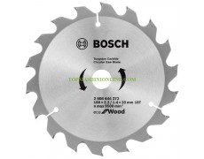 Циркулярен диск за рязане на дърво HM с диаметър 160х20 мм, 18 z Bosch Eco for Wood 2 608 644 372 thumbnail image