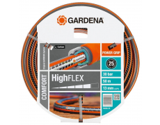 Нагнетателен двуслоен градински маркуч за поливане с PES армировка 19 мм Gardena Comfort High FLEX 50 метра, 30 bar, 19 мм (3/4”), 18085-20 thumbnail image