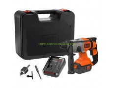 Акумулаторен перфоратор SDS-plus Black & Decker BCD900M1K с 1 батерия 18 V, 4 Ah, 1.2 J зарядно устройство в куфар thumbnail image