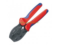 Кербовъчни клещи за кримпване на кабелни накрайници Knipex PreciForce, 97 52 38 220 мм, 0.25-6 кв.мм thumbnail image