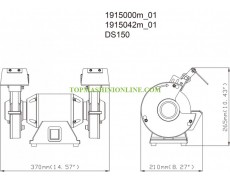 Шмиргел Metabo DS 150, 350 W, 150 мм, 2980 мин-¹ thumbnail image