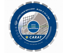 Диамантен диск за мокро рязане на армиран бетон, гранит CARAT CNCB 400x25.4 мм, 10 мм thumbnail image