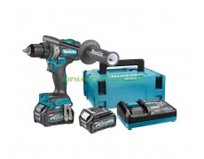 Акумулаторен винтоверт с безчетков мотор Makita DF001GD201 40 V XGT, 2.50 Ah, Li-ion, 140 Nm, 2 батерии, куфар и зарядно устройство thumbnail image