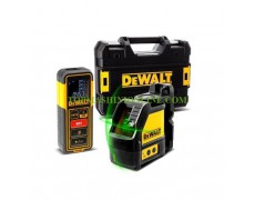 Комплект лазерен нивелир с 2 зелени лъча DeWALT DW088CG 20 м, 0.3 мм/м и лазерна ролетка DeWALT DW099E до 30 м, +/-1 мм, в куфар TSTAK /DeWALT DW0889CG/ thumbnail image