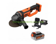 Акумулаторен ъглошлайф Black&Decker BCG720M1 18 V, 4 Ah, Li-ion, Ø 125 мм, 1 батерия thumbnail image