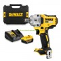 Безчетков ударен акумулаторен гайковерт DeWALT DCF894M1T 1/2”, 18 V, 4 Ah, Li-Ion, 447 Nm, в куфар