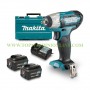 Акумулаторен ударен гайковерт Makita TW140DSME с 2 батерии 10.8 V, 4 Ah Li-ion, 3/8” зарядно устройство и куфар