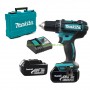 Акумулаторен винтоверт Makita DDF482RFE 18 V, 3 Ah, Li-ion, 62 Nm