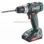 Акумулаторен винтоверт Metabo BS 18 L с 2 батерии 18 V, 2 Ah Li-ion, 50 Nm 602321500 в куфар