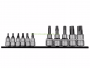 Комплект вложки 1/4”, 3/8”, с накрайник TORX, Force JN68012 11 бр.