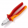 Клещи комбинирани усилен Knipex 02 06 200 200 мм, 1000 V VDE