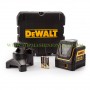 Лазерен нивелир с 2 червени лъча DeWALT DW0811 с обхват 15 м 