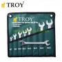 Комплект гаечни ключове 6-22 мм TROY 21508 8 бр.