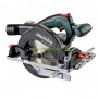 Ръчен акумулаторен циркуляр Metabo KS 18 LTX 57 Solo 18 V Li-Ion, Ø 165 мм, без батерии и зарядно устройство